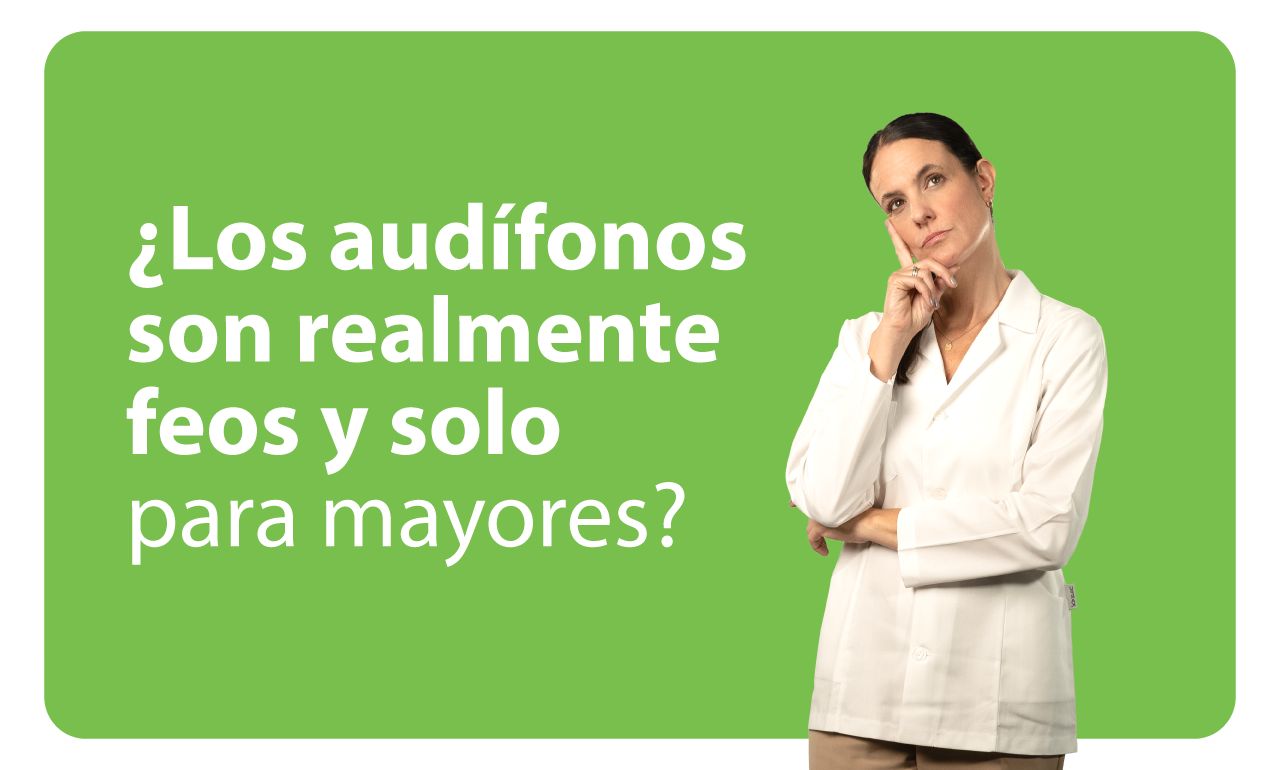 ¿Los audífonos son realmente feos y solo para mayores?