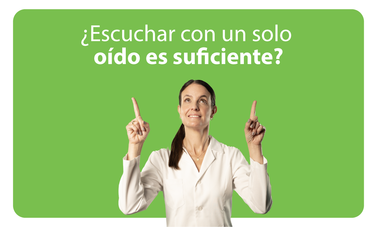¿Escuchar con un solo oído es suficiente?