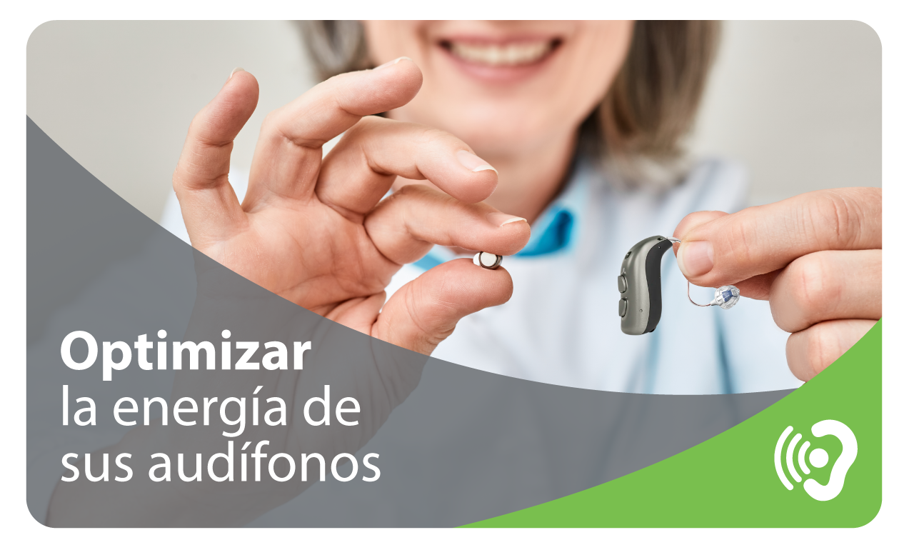 ¿Sabe cómo optimizar la energía de sus audífonos?